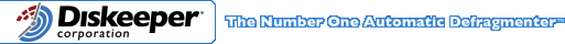 Diskeeper. The number one automatic defragmenter Diskeeper. The number one automatic defragmenter
