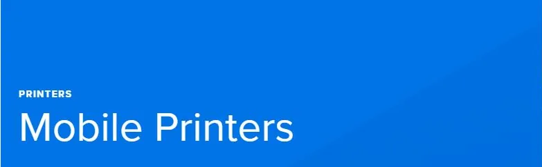 Zebra Mobile Printers