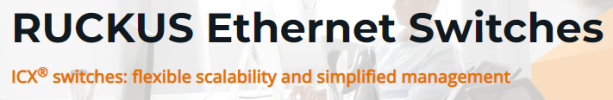 ruckus5 RUCKUS Ethernet Switches - ICX switches: flexible scalability and simplified management